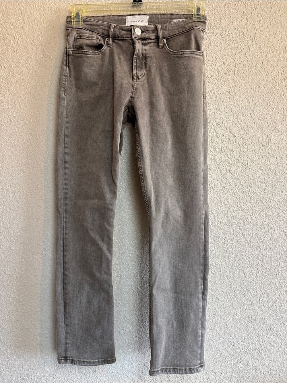 Dear John Gray Straight Leg Jeans